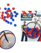 Toi-Toys Set 30 ornamente spite bicicleta Politie TT69520A