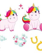 Toi-Toys Set stickere perete 3D Unicorn Dream Horse