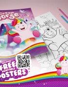 Toi-Toys Set stickere perete 3D Unicorn Dream Horse