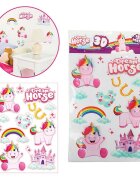Toi-Toys Set stickere perete 3D Unicorn Dream Horse