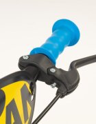 TOIMSA Bicicleta copii Batman 14 inch cu roti ajutatoare si sticluta de apa cu suport scaun si ghidon reglabile pe inaltime frana de mana pe ambele roti anvelope cu profil gros