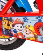 TOIMSA Bicicleta copii Paw Patrol Boy Red 14 inch cu roti ajutatoare si sticluta de apa cu suport scaun si ghidon reglabile pe inaltime frana de mana pe ambele roti anvelope cu profil gros
