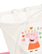 TOIMSA Bicicleta copii Peppa Pig Pink 16 inch cu cosulet frontal si scaunel pentru papusi de la 5 ani inaltimea recomandata 110-120 cm scaun si ghidon reglabile roti ajutatoare detasabile