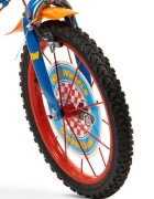 TOIMSA Bicicleta pentru copii Hot Wheels 16 inch cu roti ajutatoare suport si sticla de apa