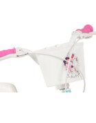TOIMSA Bicicleta pentru copii My Little Pony 12 inch inaltime utilizator 85-100 cm roti ajutatoare cos frontal scaunel pentru papusa
