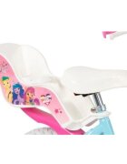 TOIMSA Bicicleta pentru copii My Little Pony 12 inch inaltime utilizator 85-100 cm roti ajutatoare cos frontal scaunel pentru papusa