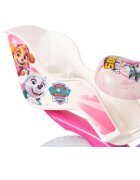 TOIMSA Bicicleta pentru copii Paw Patrol Girl 12 inch inaltime utilizator 85-100 cm roti ajutatoare cos frontal scaunel pentru papusa