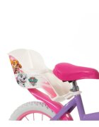 TOIMSA Bicicleta pentru copii Paw Patrol Girl 14 inch inaltime utilizator 105-117 cm roti ajutatoare cos frontal scaunel pentru papusa