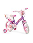 TOIMSA Bicicleta pentru copii Paw Patrol Girl 14 inch inaltime utilizator 105-117 cm roti ajutatoare cos frontal scaunel pentru papusa