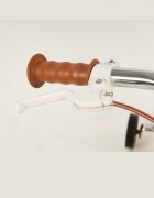 TOIMSA Bicicleta pentru copii Vintage Beige 16 inch cu roti ajutatoare cos si portbagaj inaltime utilizator 100-120 cm