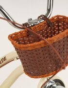 TOIMSA Bicicleta pentru copii Vintage Beige 16 inch cu roti ajutatoare cos si portbagaj inaltime utilizator 100-120 cm