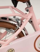 TOIMSA Bicicleta pentru copii Vintage Pink 16 inch cu roti ajutatoare cos si portbagaj inaltime utilizator 100-120 cm