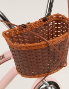 TOIMSA Bicicleta pentru copii Vintage Pink 16 inch cu roti ajutatoare cos si portbagaj inaltime utilizator 100-120 cm