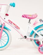 TOIMSA Bicicleta pentru fetite Paw Patrol Girl 14 inch cu roti ajutatoare 2 cosulete frana de mana pe ambele roti scaun si ghidon reglabile pe inaltime