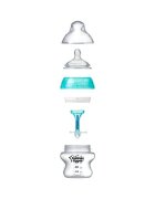 TOMMEE TIPPEE Biberon anticolici Advanced 150mlcu Sistem de ventilatie tetina din silicon cu forma anatomicarecomandata de la nastere