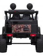 Toyota Masinuta electrica pentru copii FJ Cruiser 4x4 negru 90W cu telecomanda sunete suspensii lumini panou audio scaun piele si roti din spuma Eva