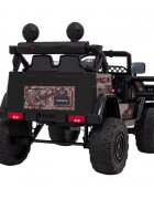 Toyota Masinuta electrica pentru copii FJ Cruiser 4x4 negru 90W cu telecomanda sunete suspensii lumini panou audio scaun piele si roti din spuma Eva