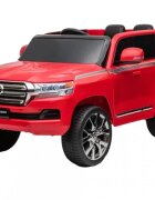 Toyota Masinuta electrica pentru copii Landcruiser Red cu roti EVA scaun din piele deschidere usi scaun piele si telecomanda