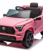 Toyota Masinuta electrica pentru copii Sequoia Pink 50W cu telecomanda 2.4G si licenta Suspensii pornire la buton deschidere usi Slow start si lumini