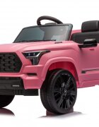 Toyota Masinuta electrica pentru copii Sequoia Pink 50W cu telecomanda 2.4G si licenta Suspensii pornire la buton deschidere usi Slow start si lumini