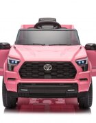 Toyota Masinuta electrica pentru copii Sequoia Pink 50W cu telecomanda 2.4G si licenta Suspensii pornire la buton deschidere usi Slow start si lumini