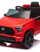 Toyota Masinuta electrica pentru copii Sequoia Red 50W cu telecomanda 2.4G si licenta Suspensii pornire la buton deschidere usi Slow start si lumini