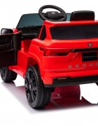 Toyota Masinuta electrica pentru copii Sequoia Red 50W cu telecomanda 2.4G si licenta Suspensii pornire la buton deschidere usi Slow start si lumini