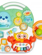 Toyz by Caretero Antepremergator muzical 2in1 transformabil in masuta cu activitati Toyz Spark Green