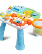 Toyz by Caretero Antepremergator muzical 2in1 transformabil in masuta cu activitati Toyz Spark Green
