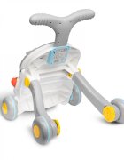 Toyz by Caretero Antepremergator muzical 2in1 transformabil in masuta cu activitati Toyz Spark Grey