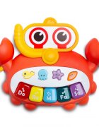 Toyz by Caretero Antepremergator muzical 2in1 transformabil in masuta cu activitati Toyz Spark Grey