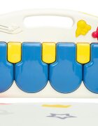 Toyz by Caretero Antepremergator transformabil 2in1 cu panou muzical si Salteluta de joaca Blue