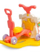 Toyz by Caretero Antepremergator transformabil in vehicul fara pedale multifunctional 5 in 1 cu muzica si lumini Toyz Roz