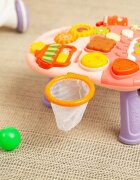 Toyz by Caretero Antepremergator transformabil in vehicul fara pedale multifunctional 5 in 1 cu muzica si lumini Toyz Roz