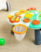 Toyz by Caretero Antepremergator transformabil in vehicul fara pedale multifunctional 5 in 1 cu muzica si lumini Toyz Turcoaz