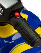 Toyz by Caretero ATV copii fara pedale cu licenta GoodYear Quad Blue spatiu de depozitare volan cu sunete protectie impotriva rasturnarii inaltime pana la sezut 24 cm