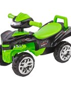 Toyz by Caretero Atv pentru copii fara pedale Toyz Mini Raptor Green cu melodii lumini si spatiu de depozitare sub scaun Inaltime scaun 24 cm de la 18 luni pana la greutatea maxima de 25 kg