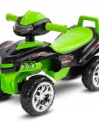 Toyz by Caretero Atv pentru copii fara pedale Toyz Mini Raptor Green cu melodii lumini si spatiu de depozitare sub scaun Inaltime scaun 24 cm de la 18 luni pana la greutatea maxima de 25 kg