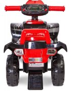 Toyz by Caretero Atv pentru copii fara pedale Toyz Mini Raptor Red cu melodii lumini si spatiu de depozitare sub scaun Inaltime scaun 24 cm de la 18 luni pana la greutatea maxima de 25 kg