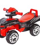 Toyz by Caretero Atv pentru copii fara pedale Toyz Mini Raptor Red cu melodii lumini si spatiu de depozitare sub scaun Inaltime scaun 24 cm de la 18 luni pana la greutatea maxima de 25 kg
