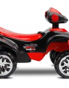Toyz by Caretero Atv pentru copii fara pedale Toyz Mini Raptor Red cu melodii lumini si spatiu de depozitare sub scaun Inaltime scaun 24 cm de la 18 luni pana la greutatea maxima de 25 kg