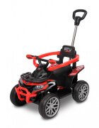 Toyz by Caretero ATV Ride On fara pedale Toyz Movix Red cu maner parentalbara de protectie detasabilaefecte sonore si luminoaserecomandat de la 24 luni