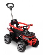 Toyz by Caretero ATV Ride On fara pedale Toyz Movix Red cu maner parentalbara de protectie detasabilaefecte sonore si luminoaserecomandat de la 24 luni