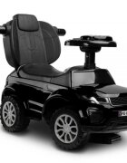 Toyz by Caretero Masinuta Ride On fara pedale 3in1 Toyz Sport Car Black cu maner parentalbara de protectie detasabilavolan cu sunete si luminiSsatiu de depozitaresistem antirasturnareSpatar inaltsuport picioarerecomandata de la 12 luni