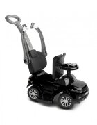 Toyz by Caretero Masinuta Ride On fara pedale 3in1 Toyz Sport Car Black cu maner parentalbara de protectie detasabilavolan cu sunete si luminiSsatiu de depozitaresistem antirasturnareSpatar inaltsuport picioarerecomandata de la 12 luni