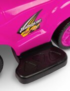 Toyz by Caretero Masinuta Ride-On fara pedale pentru copii Toyz Race car Pink cu maner parentalbara de protectie detasabilasistem antirasturnarevolan cu functii muzicale