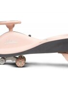 Toyz by Caretero PlasmaCar copii fara pedale Toyz Fiesta BeigePurple Ride-On gravitationala cu muzica si roti din cauciuc luminoase scaun ergonomic si spatios greutate maxima admisa 100 kg