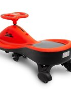 Toyz by Caretero PlasmaCar copii fara pedale Toyz Fiesta Red Ride-On gravitationala cu muzica si roti din cauciuc luminoase scaun ergonomic si spatios greutate maxima admisa 100 kg