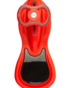 Toyz by Caretero PlasmaCar copii fara pedale Toyz Fiesta Red Ride-On gravitationala cu muzica si roti din cauciuc luminoase scaun ergonomic si spatios greutate maxima admisa 100 kg