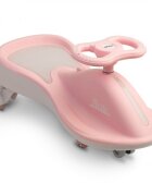 Toyz by Caretero PlasmaCar copii fara pedale Toyz Fiesta Roz Ride-On gravitationala cu muzica si roti din cauciuc luminoase scaun ergonomic si spatios greutate maxima admisa 100 kg